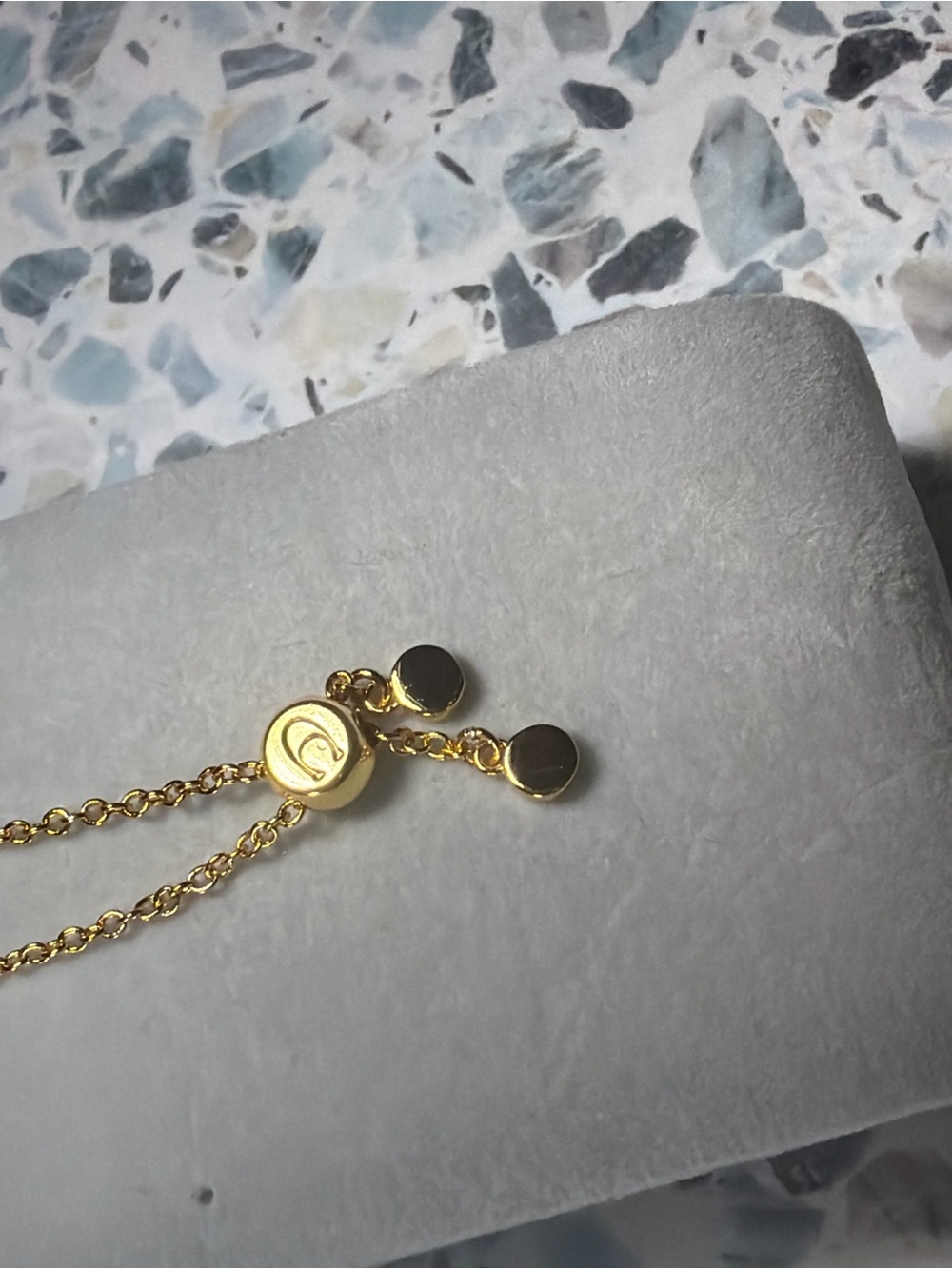 Coach Gold Tone Crystal Heart Pearl Charm Slider Bracelet NWT #82 - Picture 5 of 5